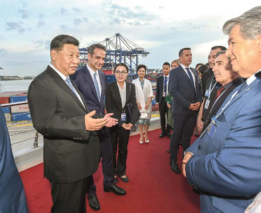 Şi Cinping, Pire Limanı'nı ziyaret etti.