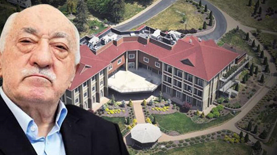 FETÖ elebaşı Fetullah Gülen'in Pensilvanya'daki malikanesi 36 kamerayla taranıyor. 