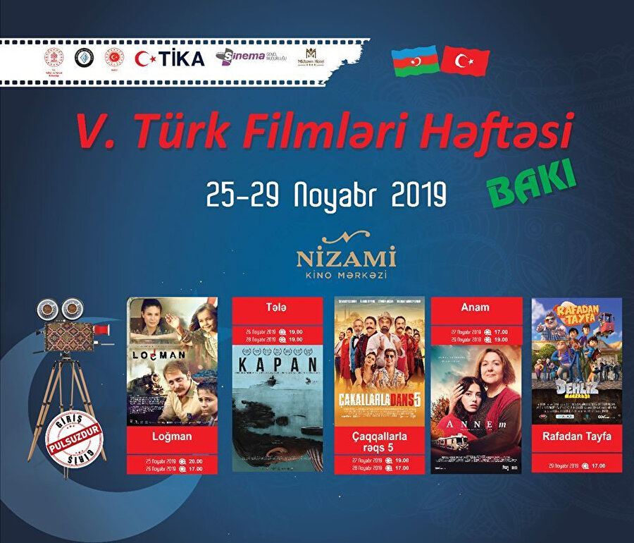 5. Türk Filmleri Haftası Bakü'de.