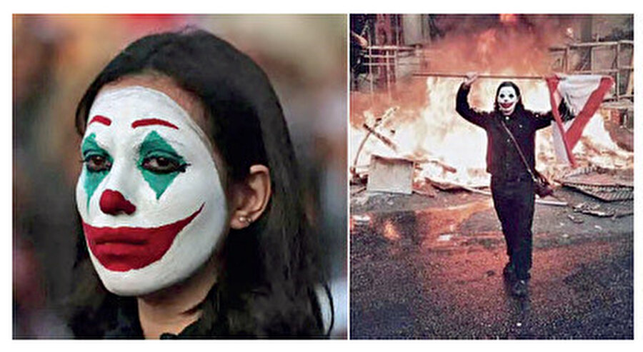 Kitlesel protestolarda eylemcilerin son tercihi 'Joker' maskesi oldu.