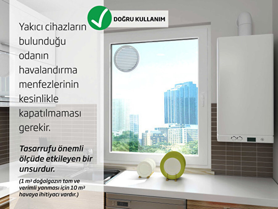 Havalandırma ve menfezlerin kapalı olması