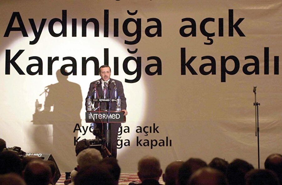 Erdoğan, AK Parti'nin kuruluşunun açıklanmasının ardından bir konuşma yapmıştı...
