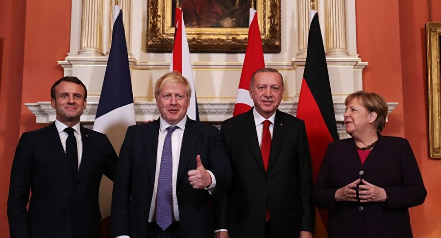 Londra'da yapılan Türkiye, Almanya, İngiltere,Fransa zirvesinden