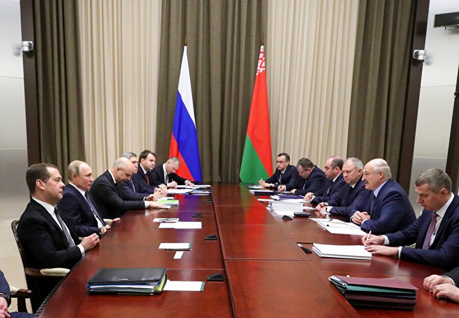 Rusya ve Belarus heyetleri- Reuters