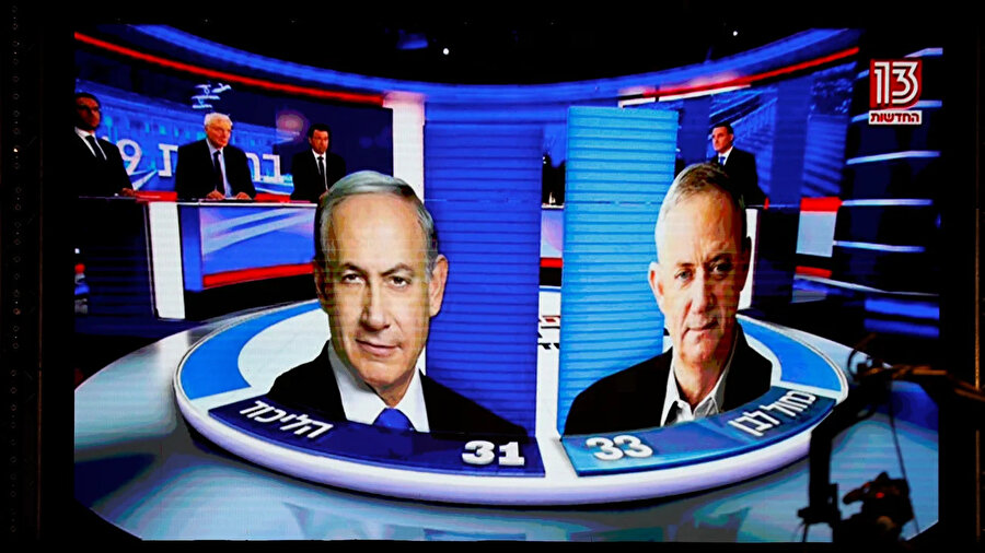 Başbakan Netanyahu, en yakın rakibi merkez sol ittifakı Mavi-Beyaz ittifakının başındaki emekli Korgeneral Benny Gantz’a büyük koalisyon önerisinde bulundu.