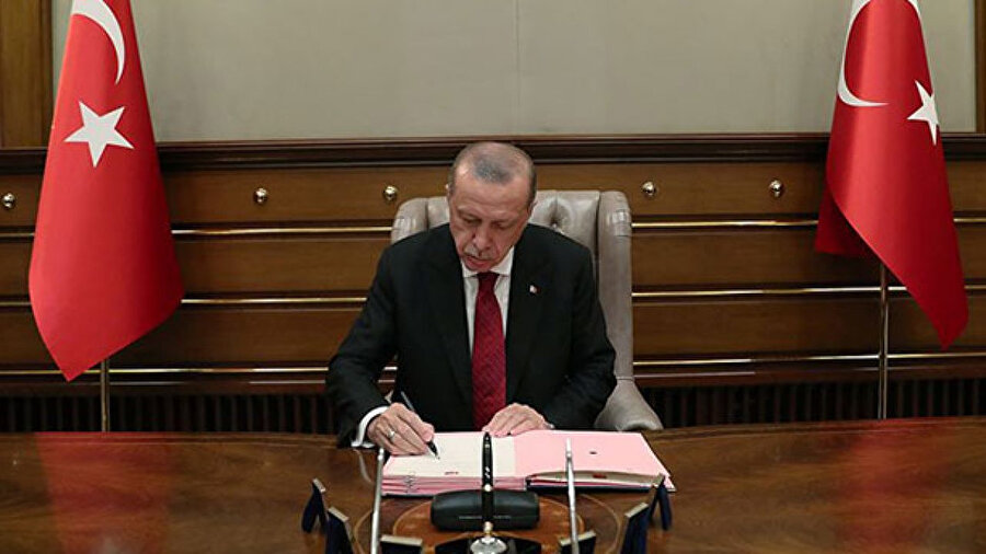 Cumhurbaşkanı Recep Tayyip Erdoğan.