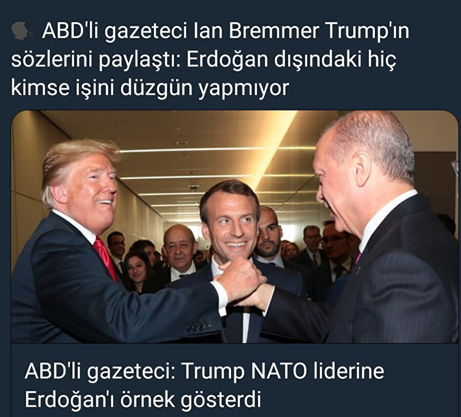 Trump, Erdoğan ile çok iyi anlaştıklarını ifade etti...