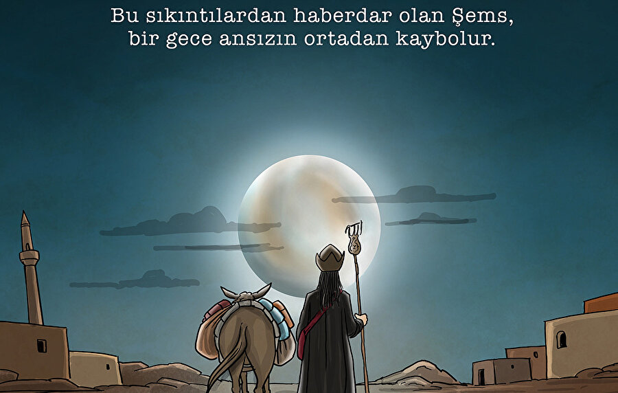 Mevlana çizgi filmi.