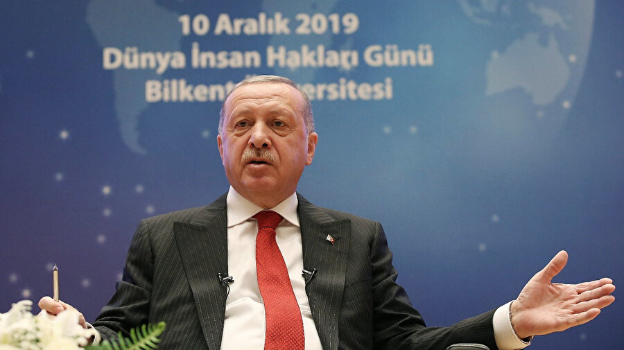 Cumhurbaşkanı Erdoğan'ın Dünya İnsan Hakları günü kapsamında yaptığı konuşmadan