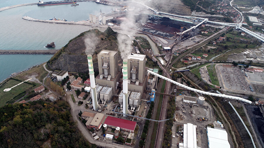 Zonguldak'taki Çatalağzı Termik Santrali
