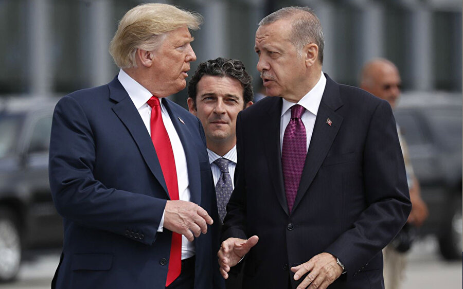Cumhurbaşkanı Erdoğan ile ABD Başkanı Trump