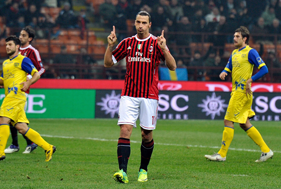 Zlatan, Milan formasıyla 58 gol kaydetti.