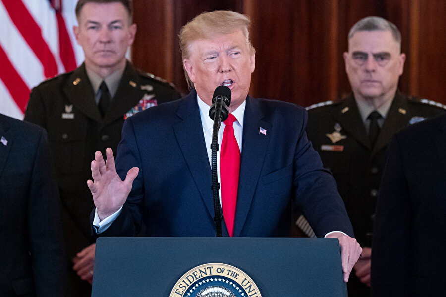 İran'ın saldırısının ardından ABD Başkanı Donald Trump ilk kez konuşurken