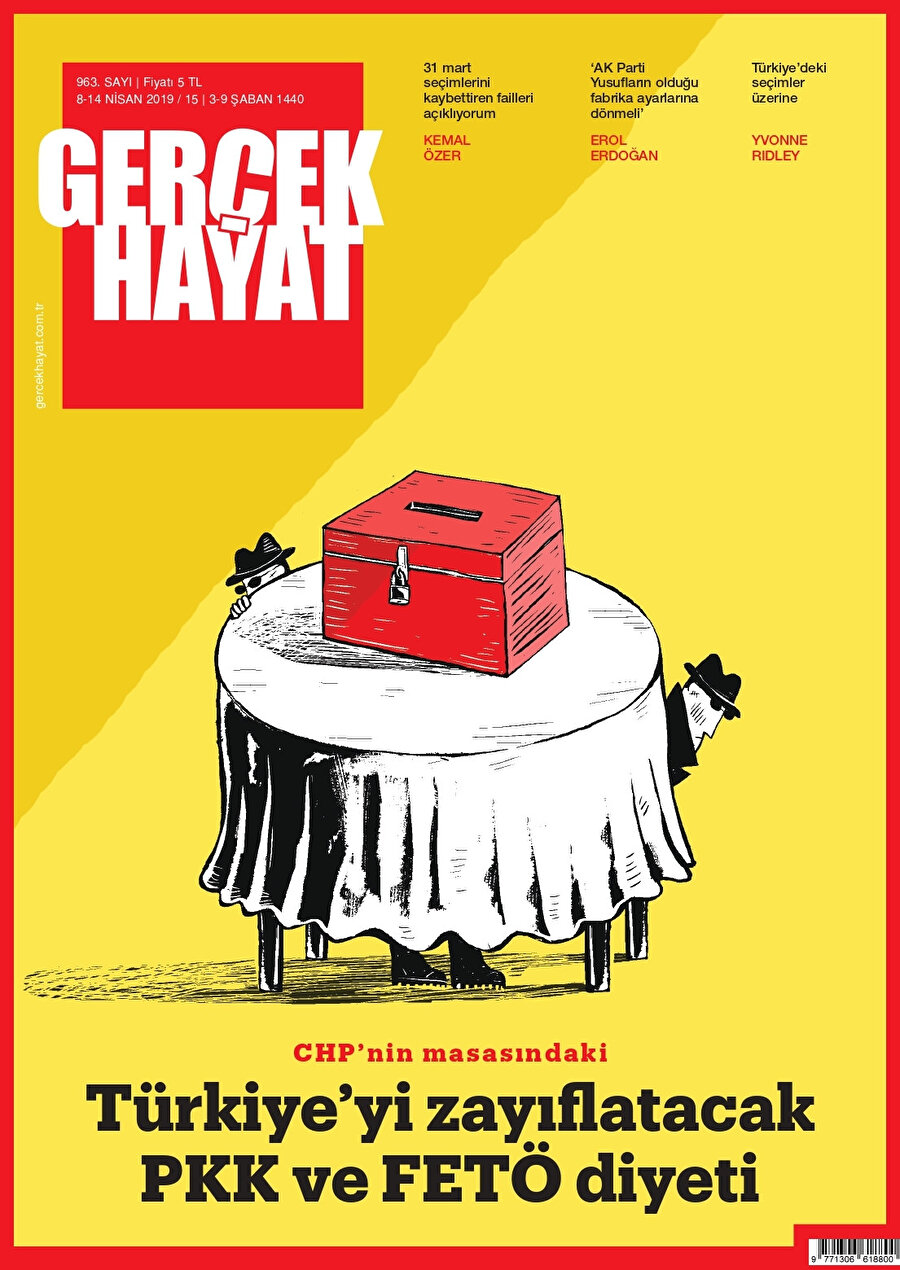 Gerçek Hayat Dergisi FETÖ-PKK yapılanmasını bu karikatürle okuyucularına duyurdu...
