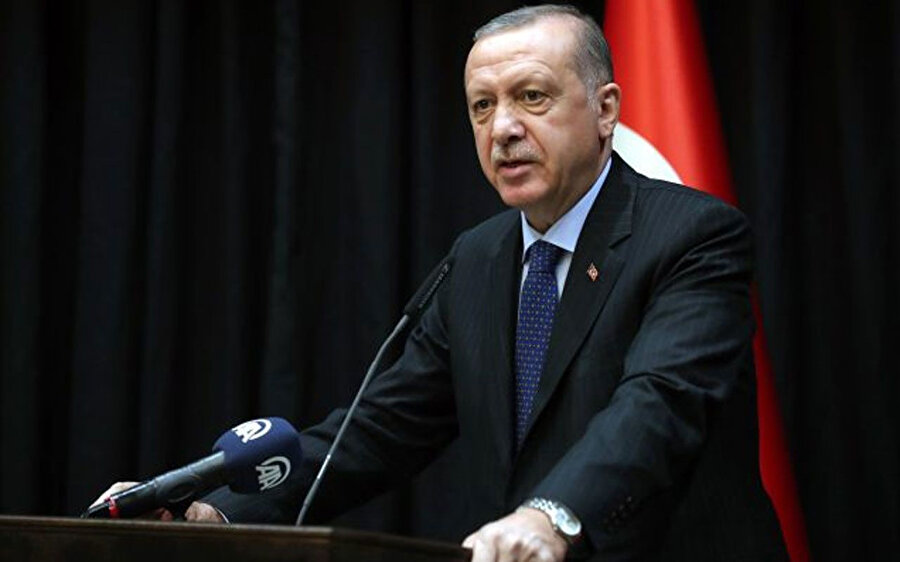 Cumhurbaşkanı Recep Tayyip Erdoğan.