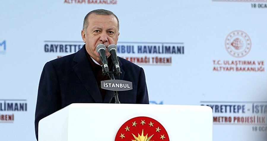 Cumhurbaşkanı Recep Tayyip Erdoğan.