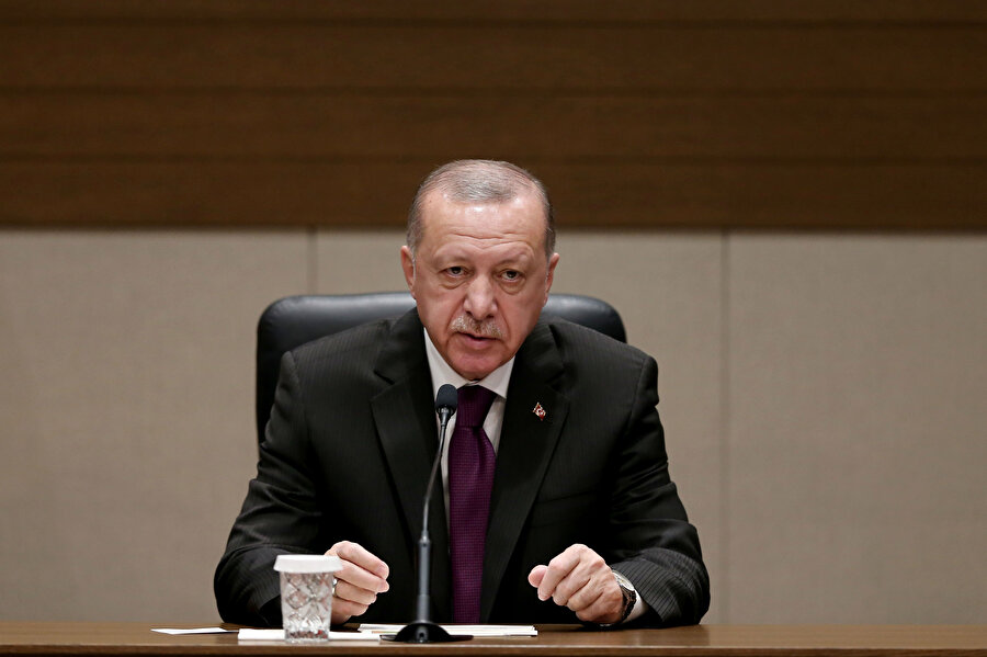 Cumhurbaşkanı Recep Tayyip Erdoğan.