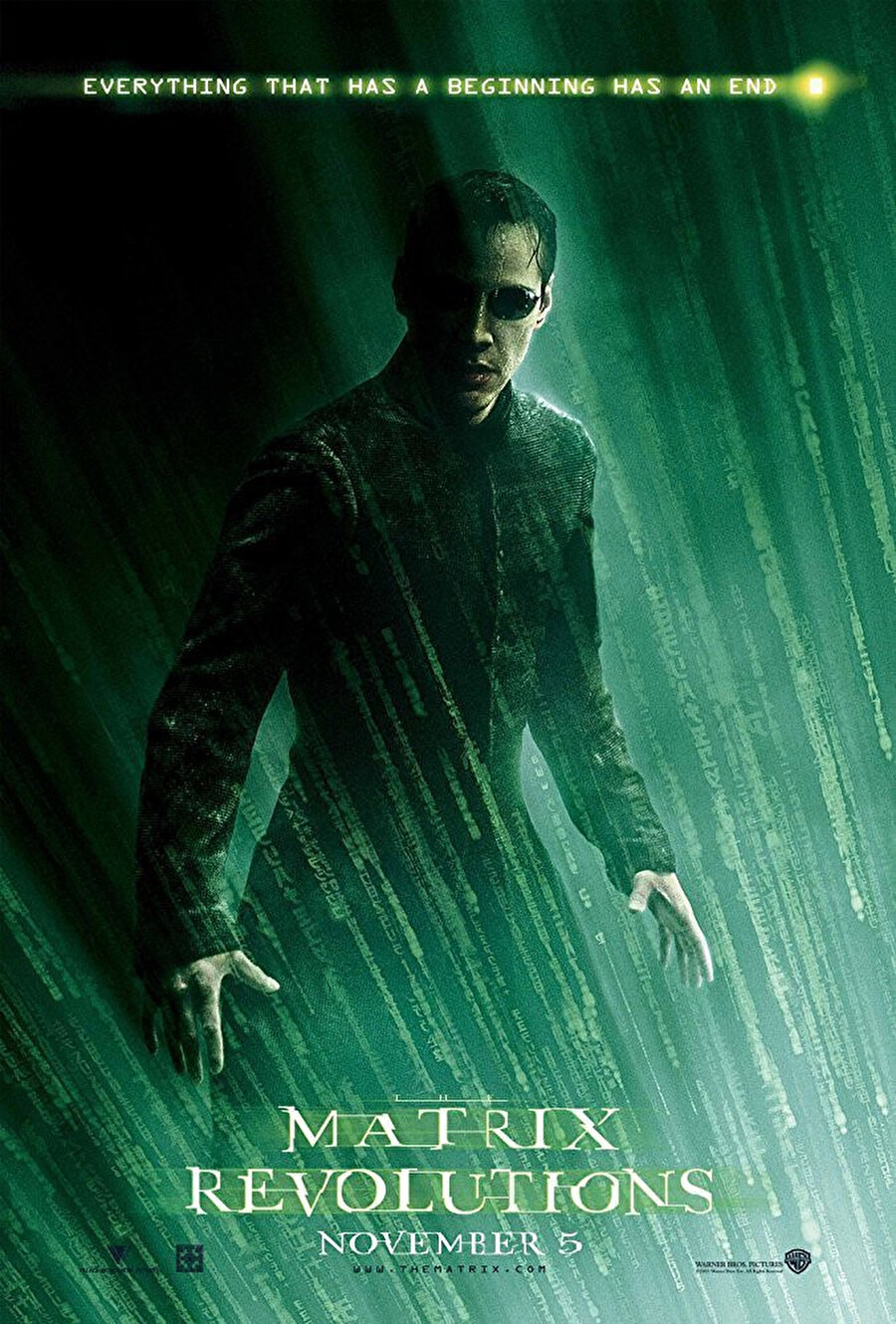 The Matrix Revolutions filminin afişin