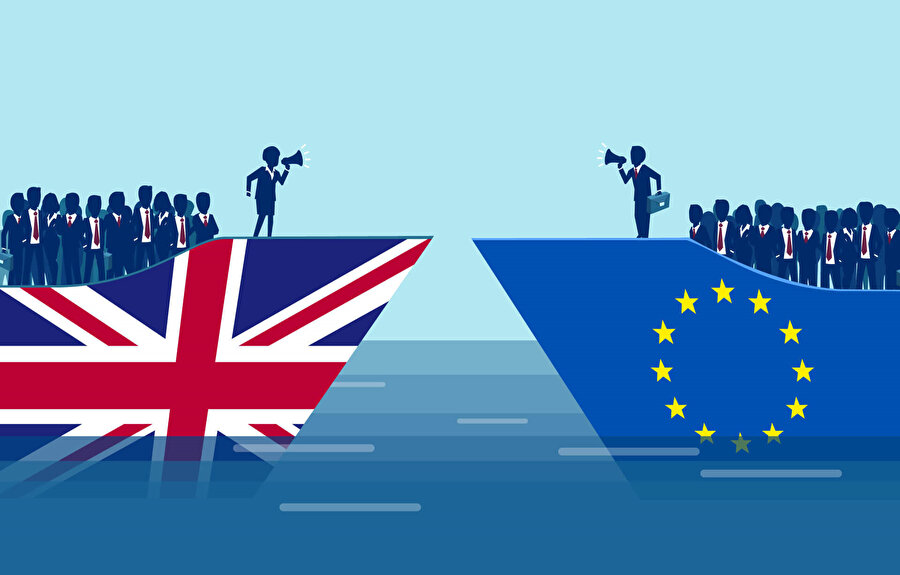 Avrupa Birliğinde Brexit için tören yapıldı.