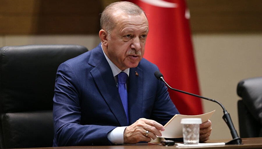 Cumhurbaşkanı Recep Tayyip Erdoğan.