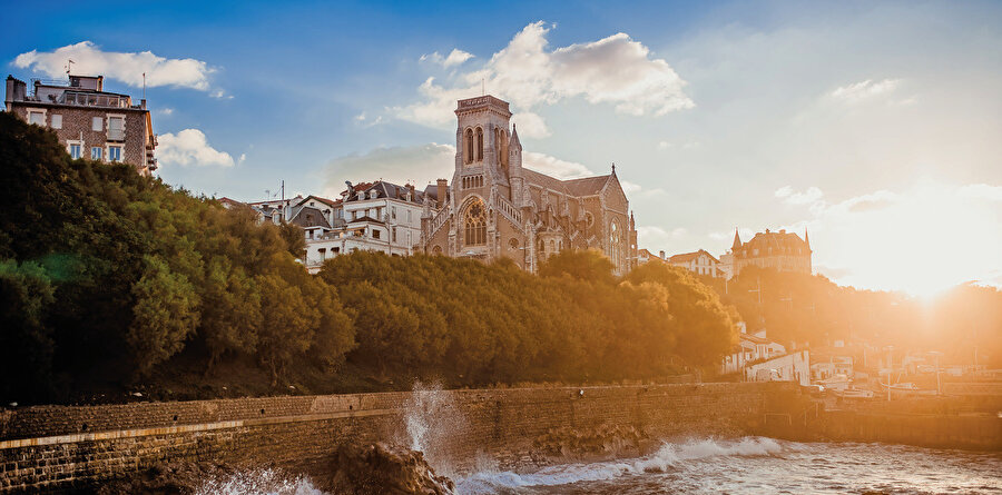 Biarritz’de günbatımı.
