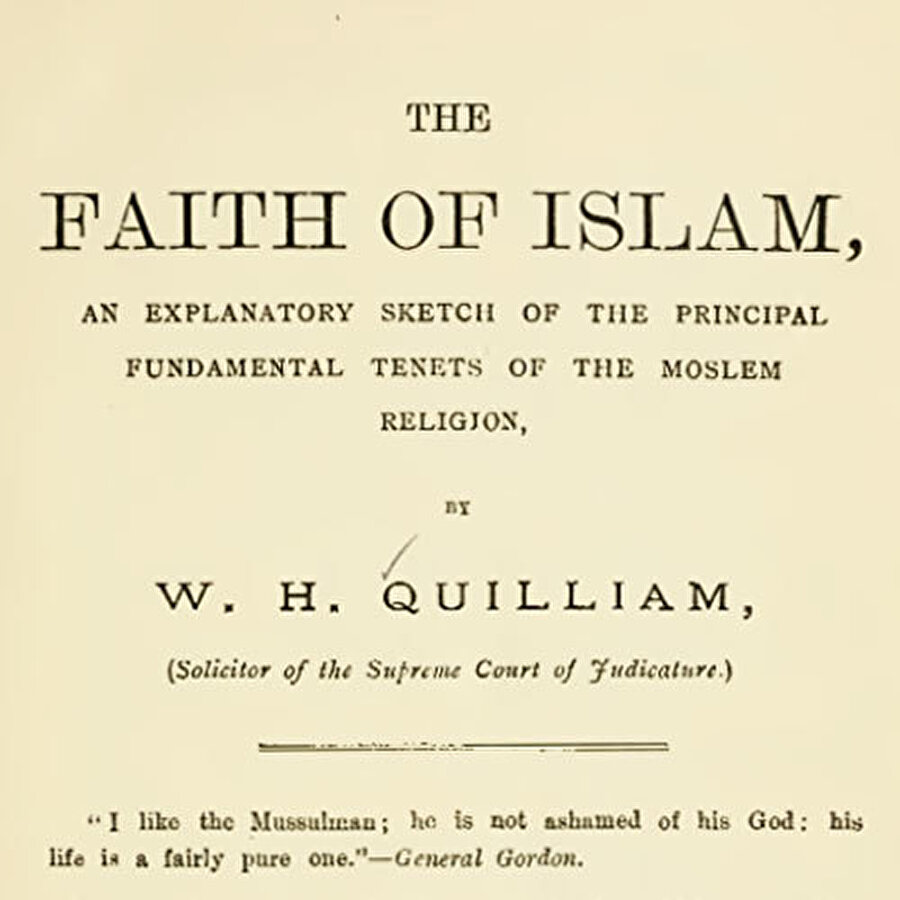 İlk önce Faith of Islam (İslam İnancı) broşürü yayımlandı. Broşür ilk baskıda 2000 kopya hazırlandı, 1890'da 3000 kopya daha basıldı.