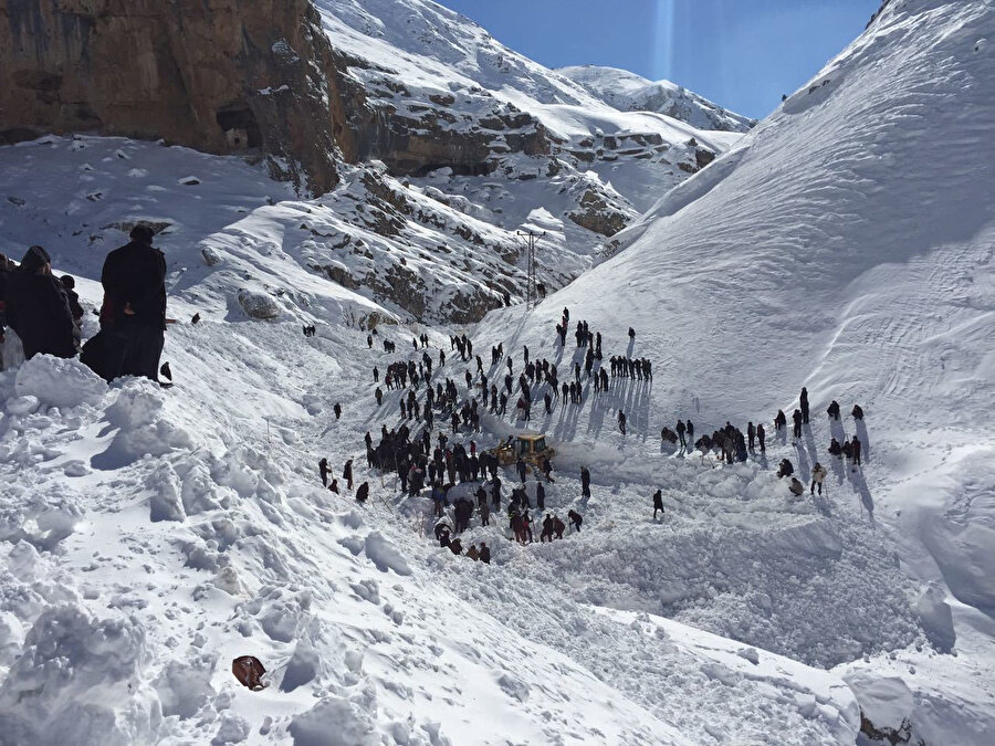 Van'da çığ altında kalanların arama-kurtarma çalışmaları devam ediyor