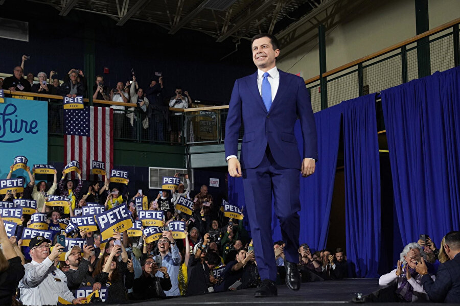 Pete Buttigieg, yüzde 24,4 oy olarak New Hampshire'da 2. oldu