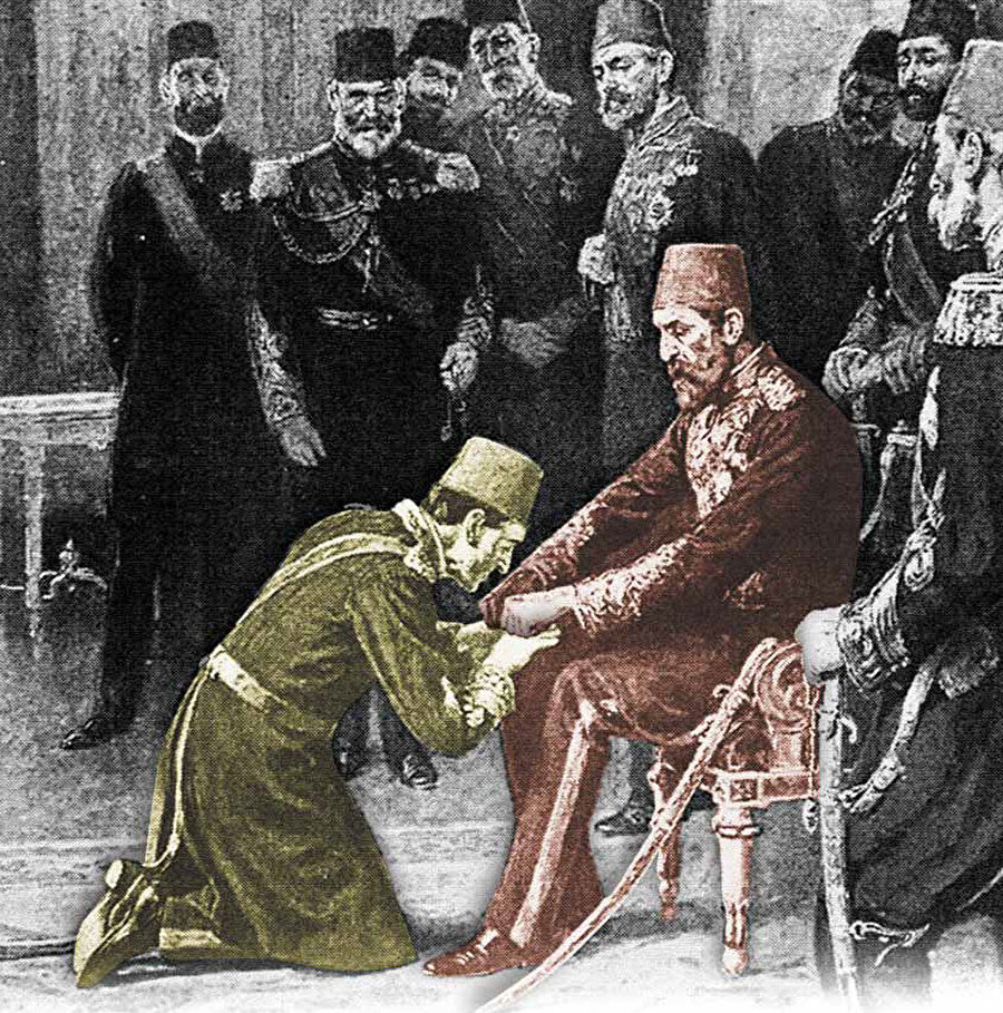 Dolmabahçe Sarayı’nda ilk muayede töreni 1868 yılında düzenlenir.