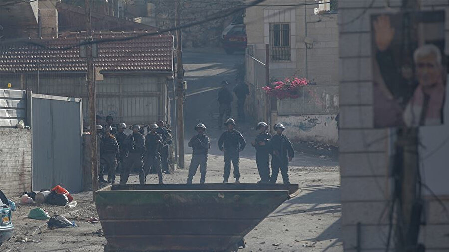 İsrail polisinin zaman zaman baskınlarına sahne olan İseviyye Mahallesi.