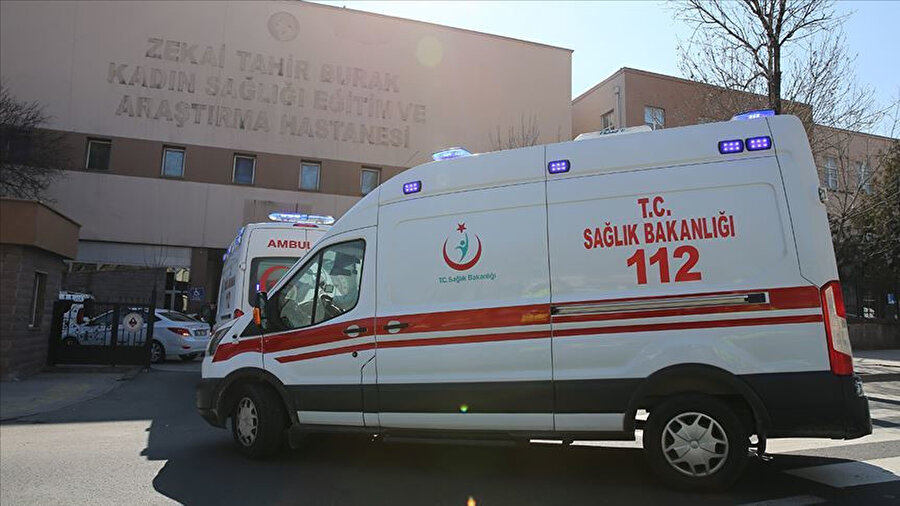 Dr. Zekai Tahir Burak Hastanesi'ne sevk edilen ambulanslar