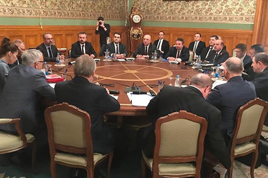 Türk-Rus heyetleri görüşmesi -Arşiv