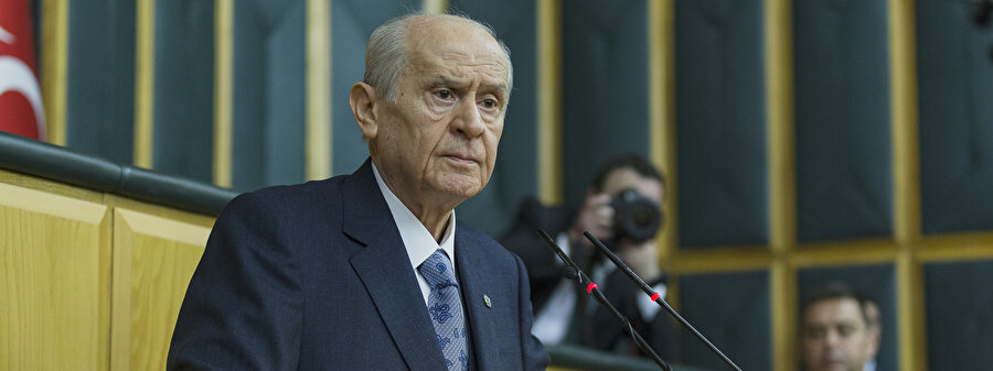 MHP Genel Başkanı Devlet Bahçeli.