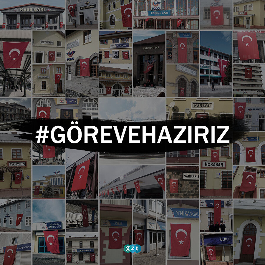 Göreve hazırız!