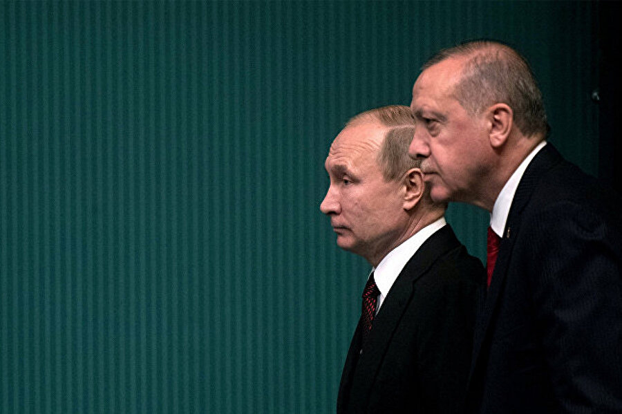 Cumhurbaşkanı Erdoğan ile Rusya lideri Putin