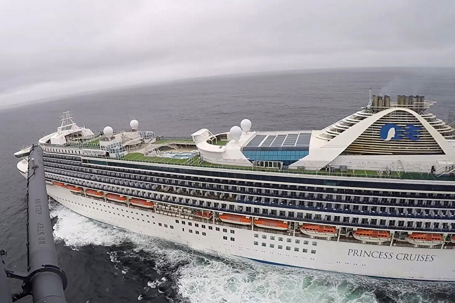 Kaliforniya açıklarına demirleyen Grand Princess'te koronavirüs rastlandı