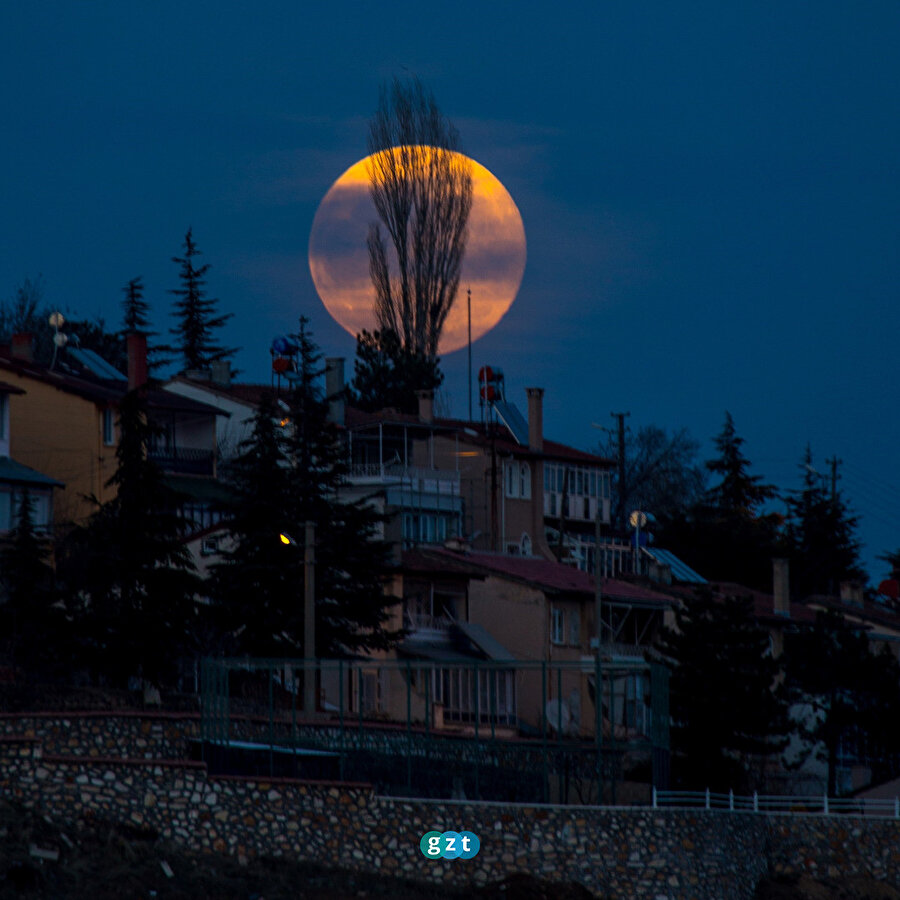 Ülkemizden 'dolunay' manzaraları 🌑
