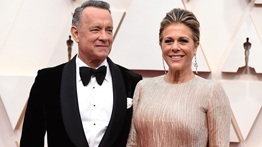 Amerikalı ünlü oyuncu Tom Hanks ve eşi Rita Wilson