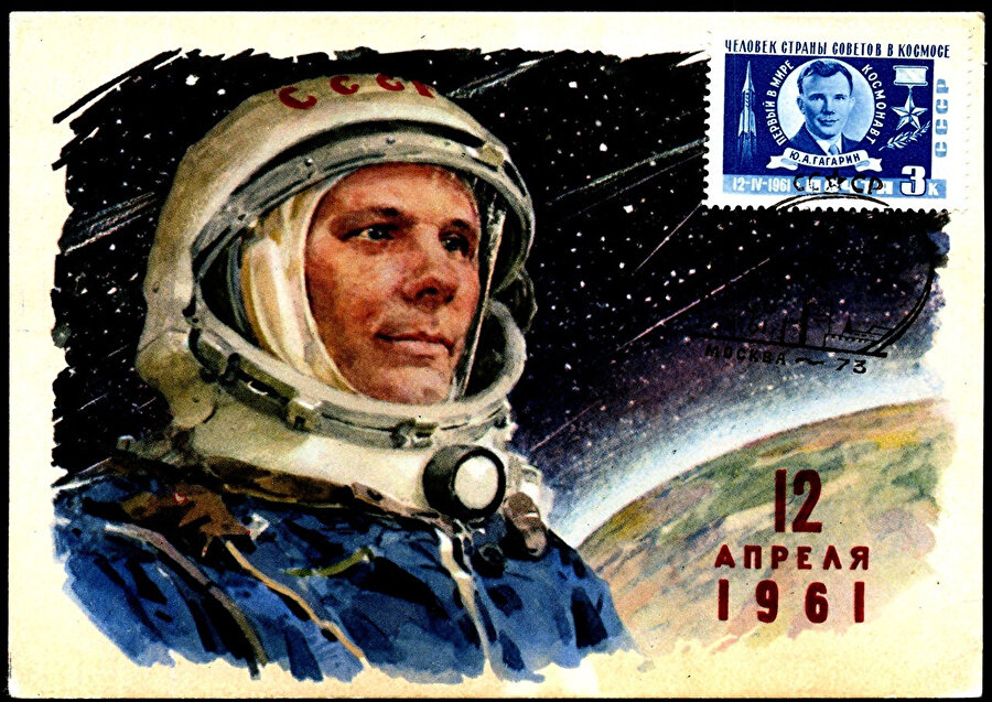 Gagarin, mitolojiden dört nala gelmiş gibiydi.