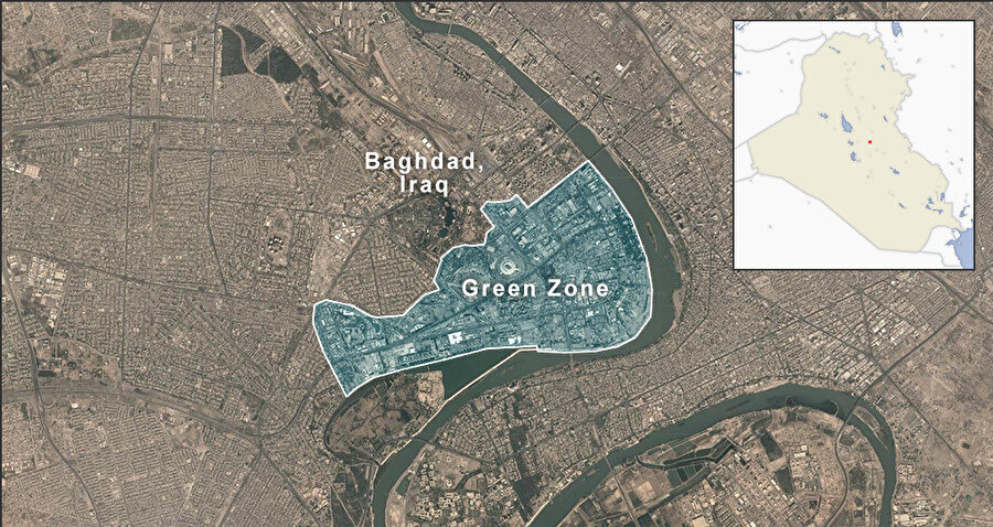 Bağdat'ta yer alan Yeşil Bölge