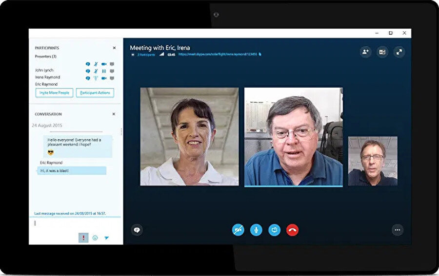 Skype, özellikle en fazla tercih edilen görüntülü görüşme uygulaması. Çünkü çok fazla kişiyi bir araya toplayarak konferans yapmayı sağlıyor. 
