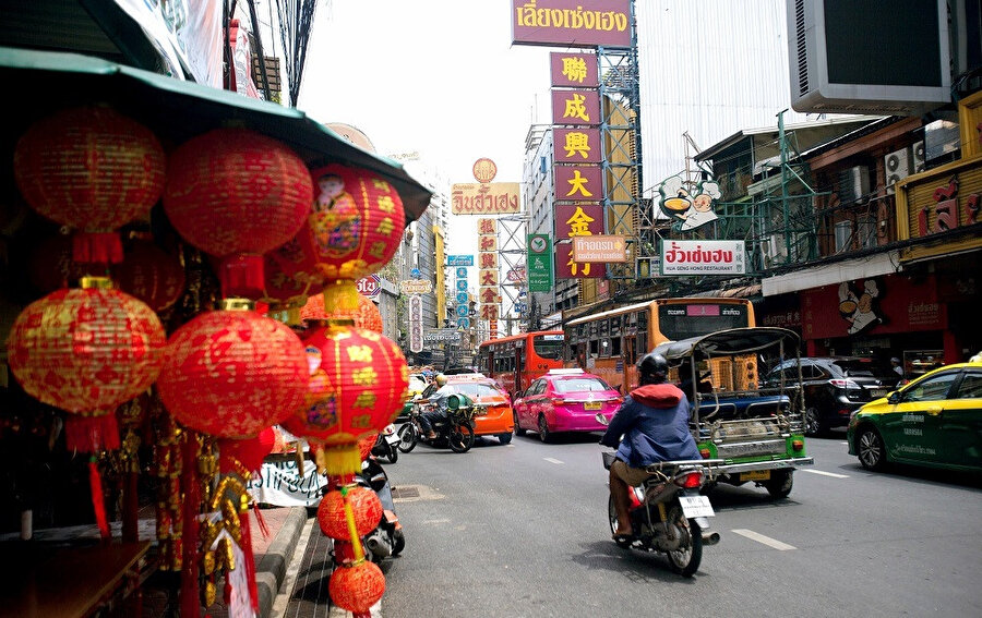 Tuk tuklarıyla Bangkok