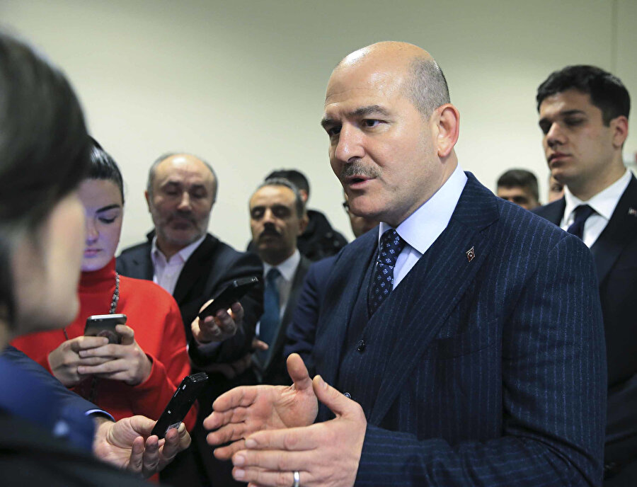 İçişleri Bakanı Süleyman Soylu gazetecilerin sorularını yanıtladı