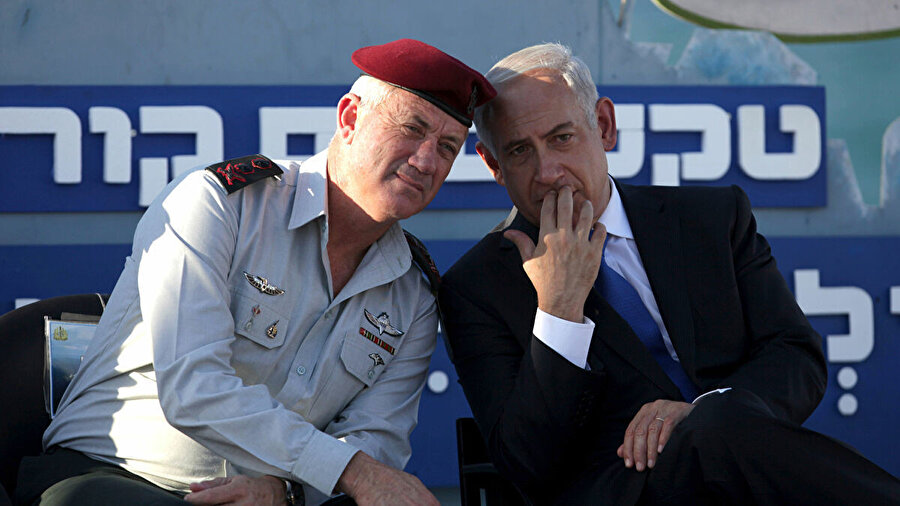 Benny Gantz ve Binyamin Netanyahu (Arşiv)