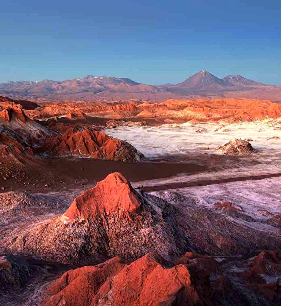 Dünyanın en kuru bölgesi unvanını alan Atacama Çölü.