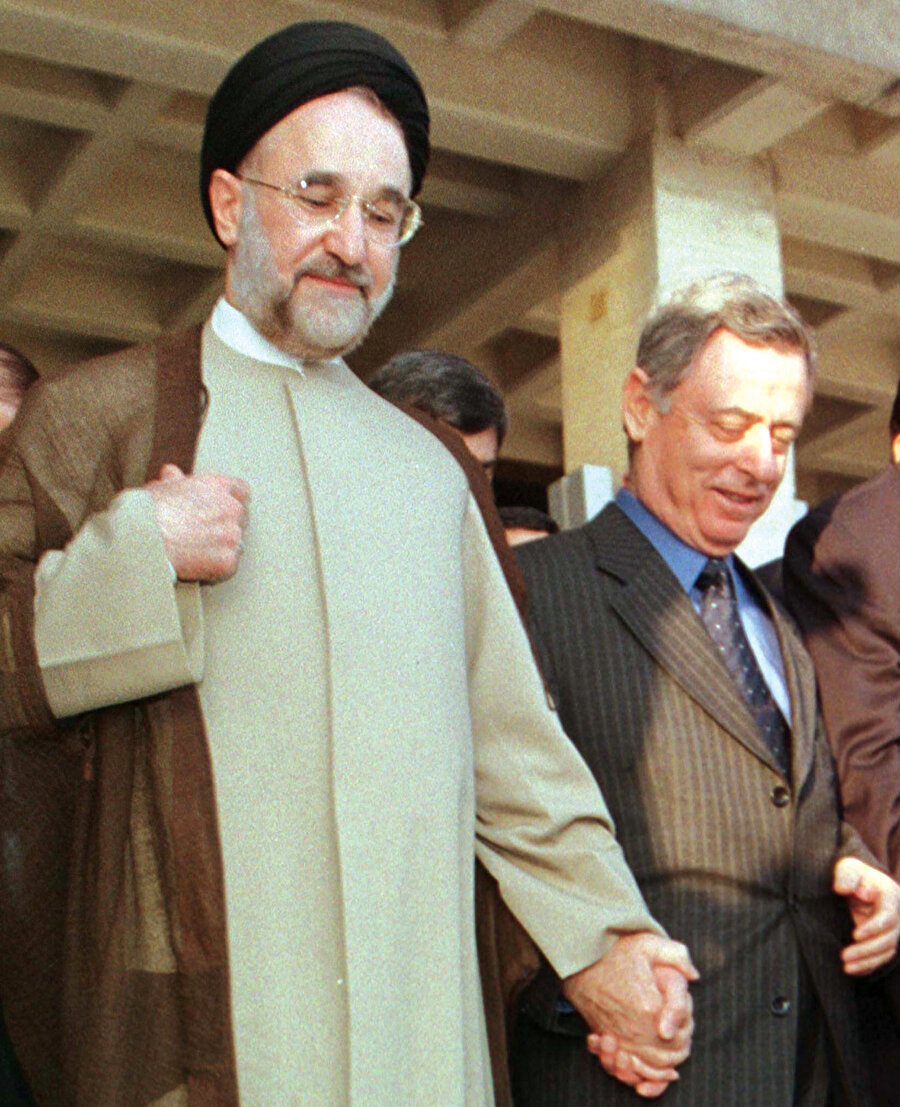 Abdulhalim Haddâm, İran eski Cumhurbaşkanı Muhammed Hatemi ile... 