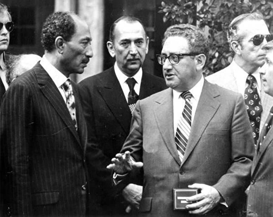  Henry Kissinger ve Enver Sedat 1973.