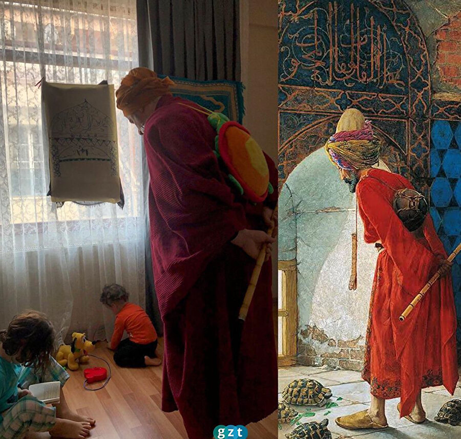 Türk ressamların eserlerini canlandıranları paylaşıyor 🌸