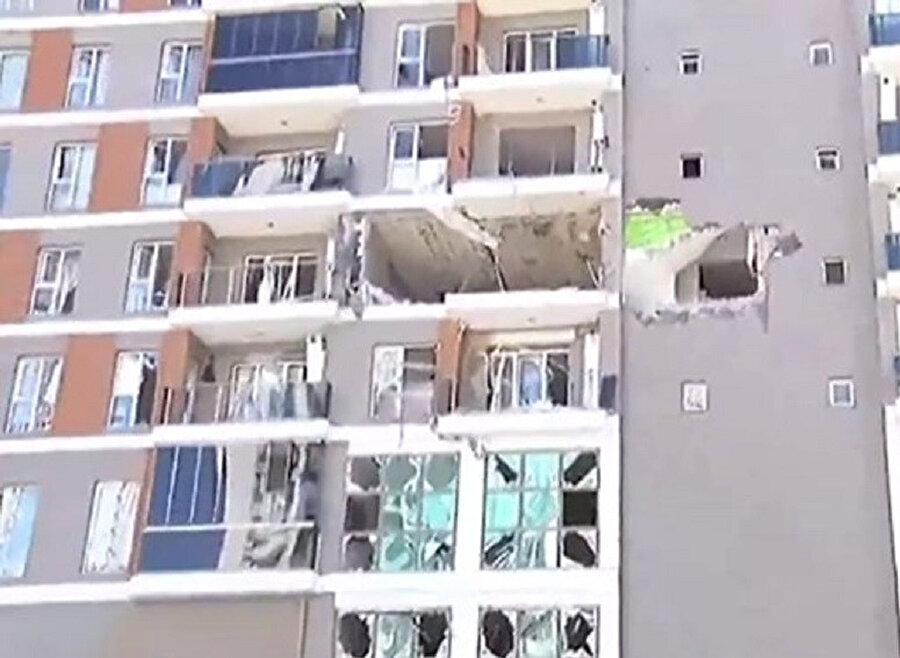 Esenyurt'ta patlamanın meydana geldiği bina