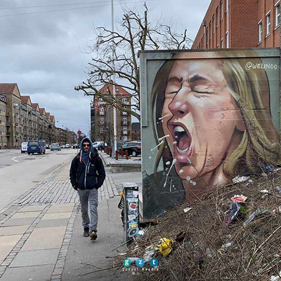 Koronavirüs temali grafitiler 😎